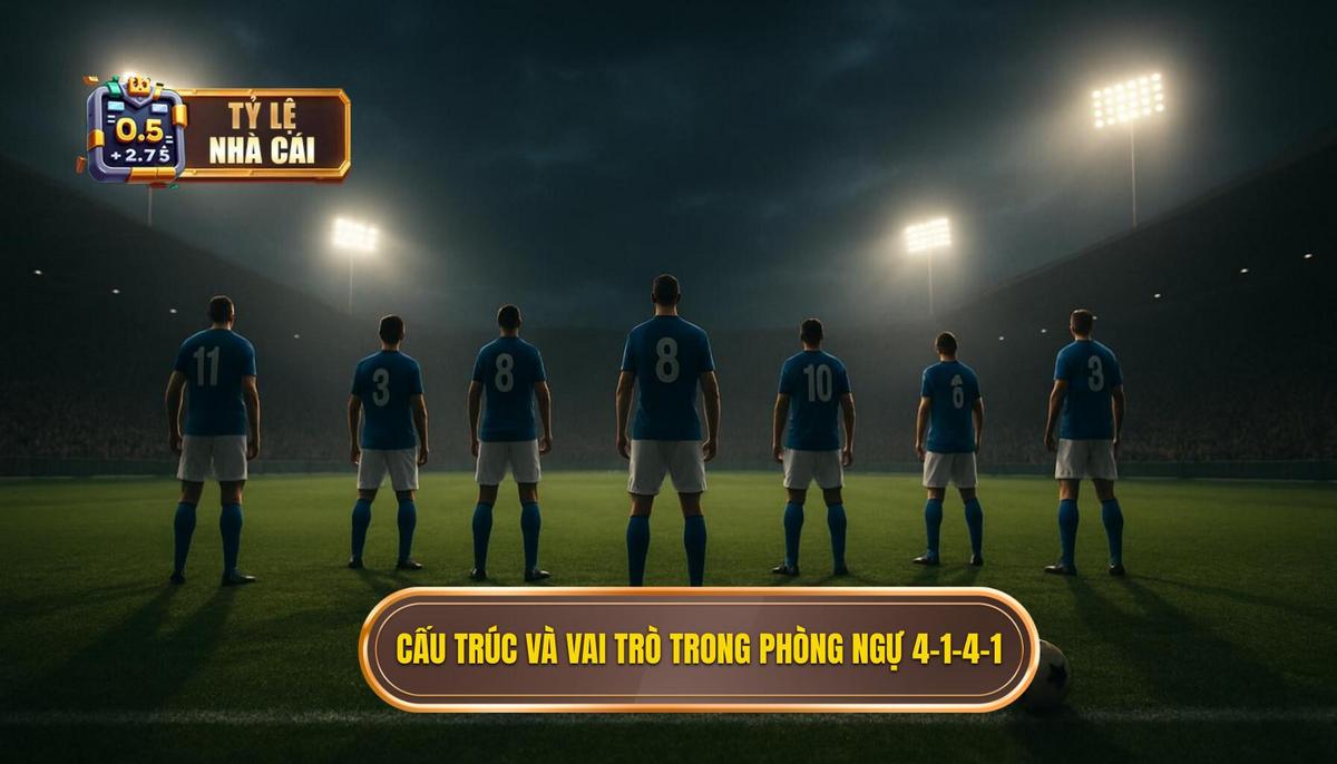 Cấu trúc nền tảng và vai trò cốt lõi trong 4-1-4-1 phòng ngự