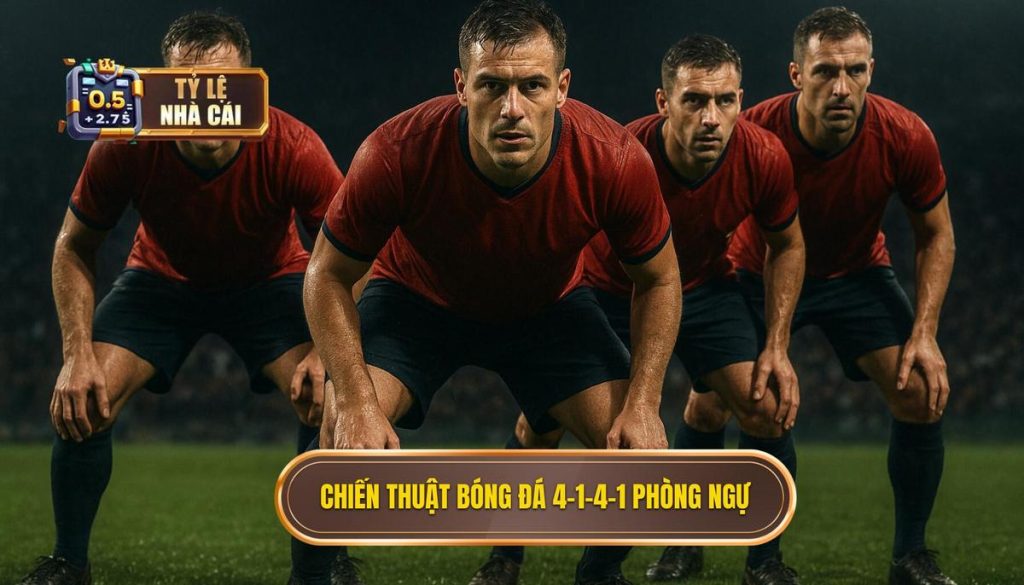 Chiến thuật bóng đá 4-1-4-1 phòng ngự