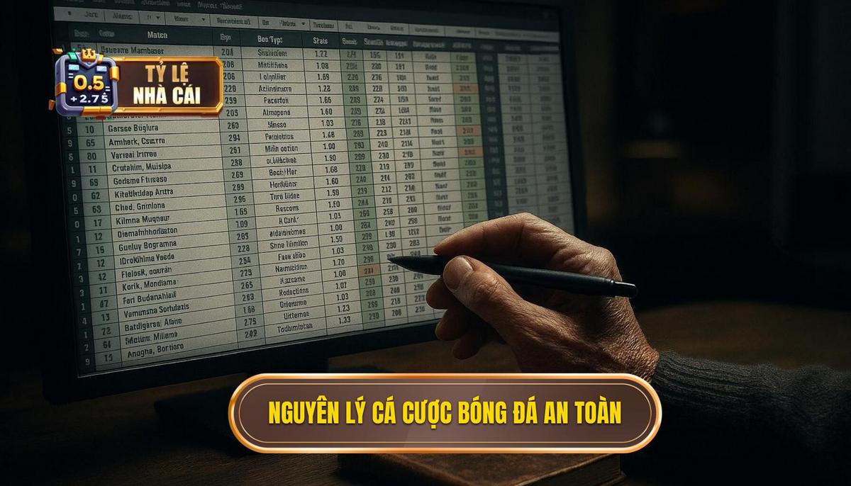 Nguyên lý cốt lõi của việc cá cược bóng đá ít rủi ro