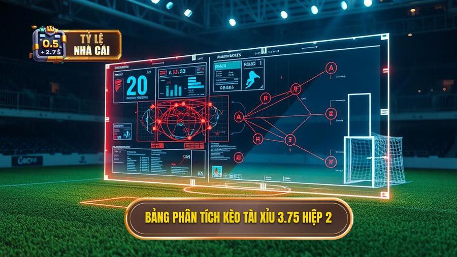 3. Bảng phân tích kèo tài xỉu 3.75 hiệp 2