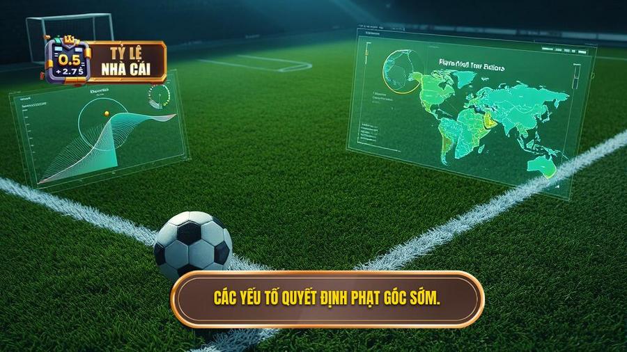 3. Các yếu tố quyết định phạt góc sớm.