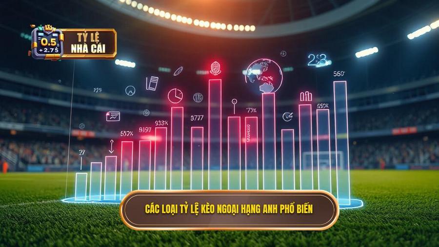2. Các loại Tỷ lệ kèo Ngoại hạng Anh phổ biến nhất