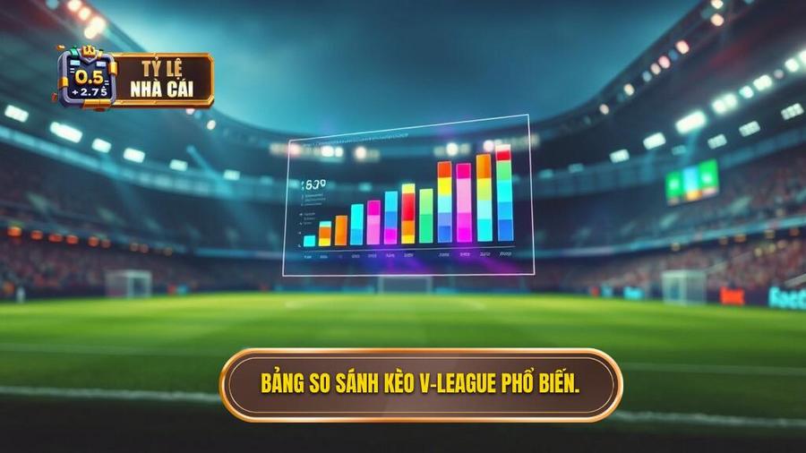 Bảng tham khảo biến động tỷ lệ kèo V-League hôm nay