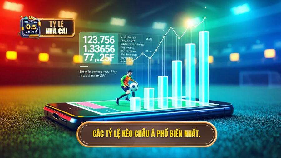 Các tỷ lệ Kèo cược châu Á phổ biến nhất hiện nay