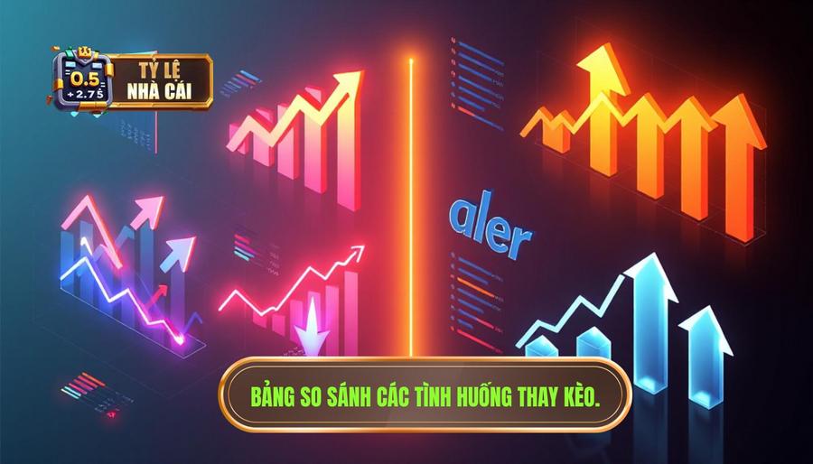 Bảng so sánh các tình huống thay đổi kèo phổ biến