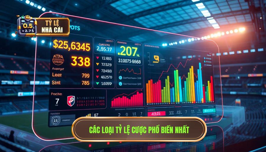 Các loại tỷ lệ cược phổ biến tại TỶ LỆ NHÀ CÁI